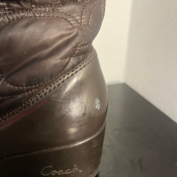 Coach Cantina Brown Winter Boots - Picture 5 of 7